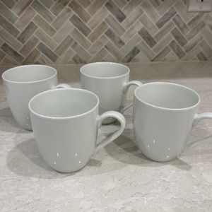 4 Coffee Mugs | Everyday White | Fitz and Floyd